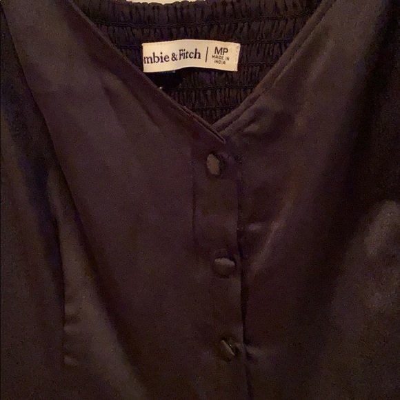 Abercrombie Satin button midi Dress - Picture 5 of 7